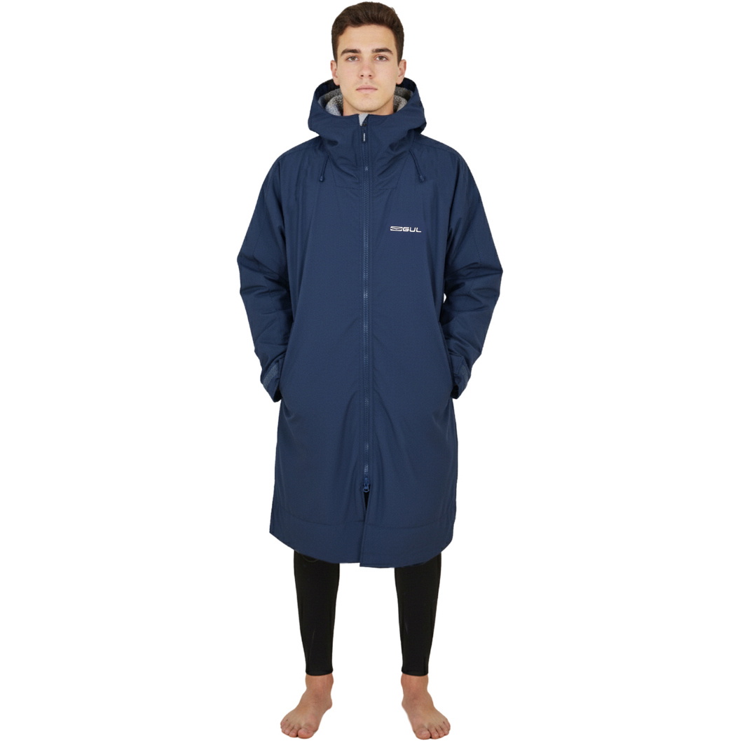 2026 Gul Revorobe Long Sleeve Changing Robe AC0135-C6 - Navy / Grey